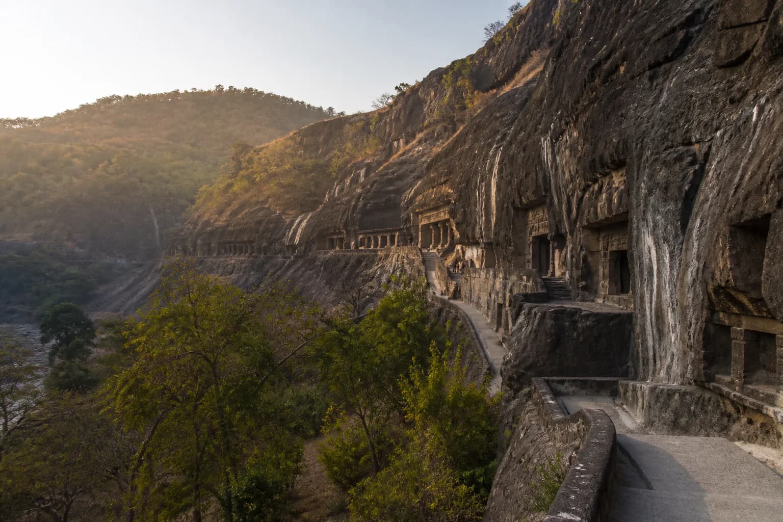 Ajanta caves in Maharashtra